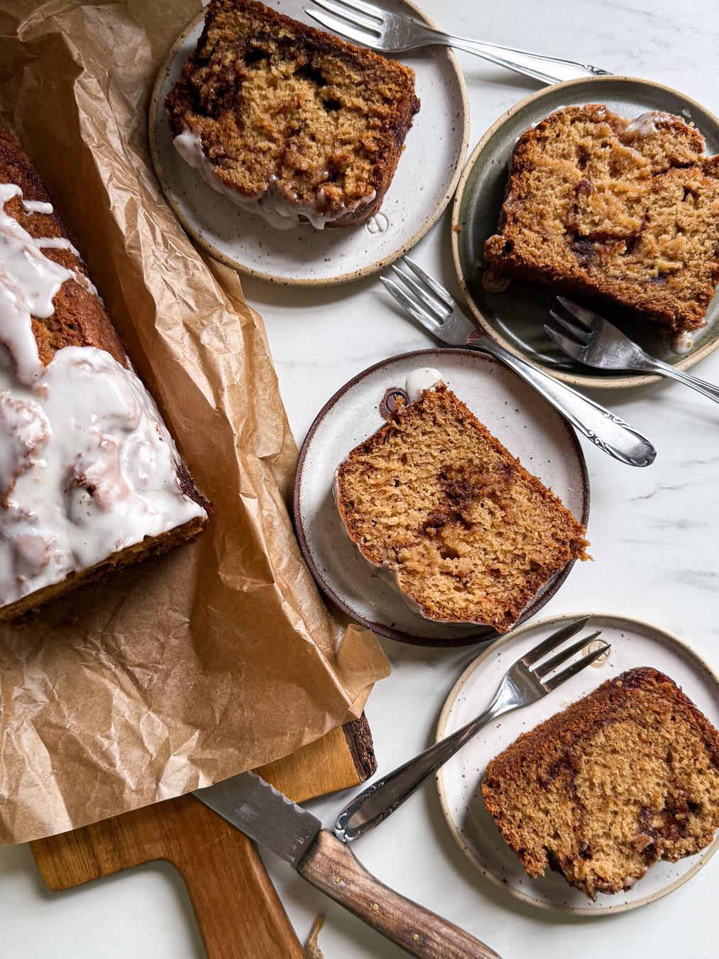 Cinnamon swirl cake