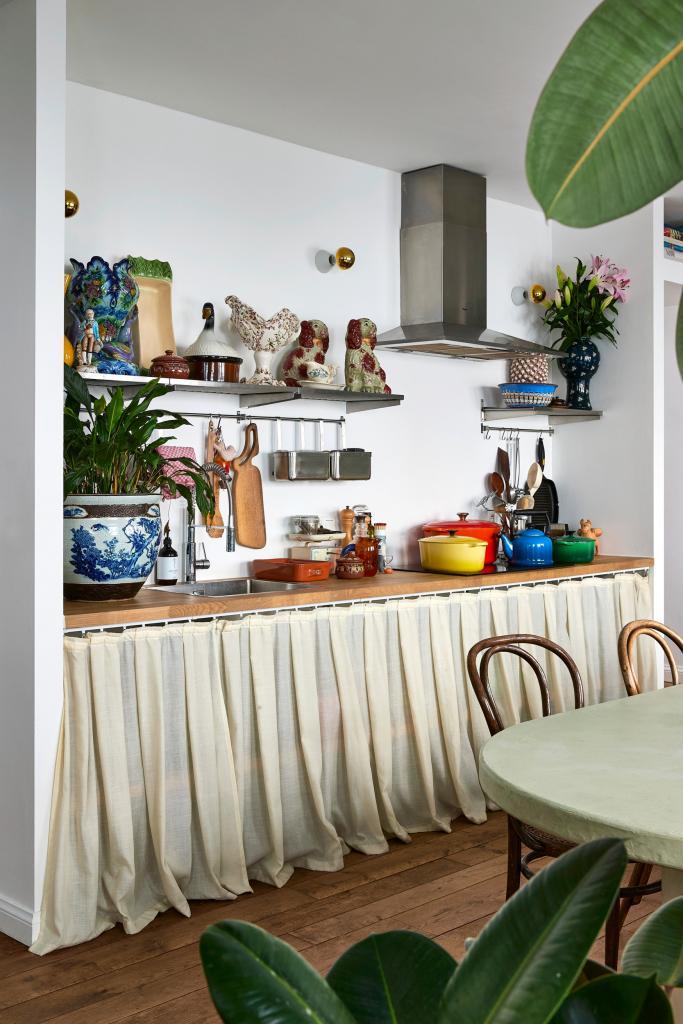 Keuken van kunstenaar Nils Verkaeren