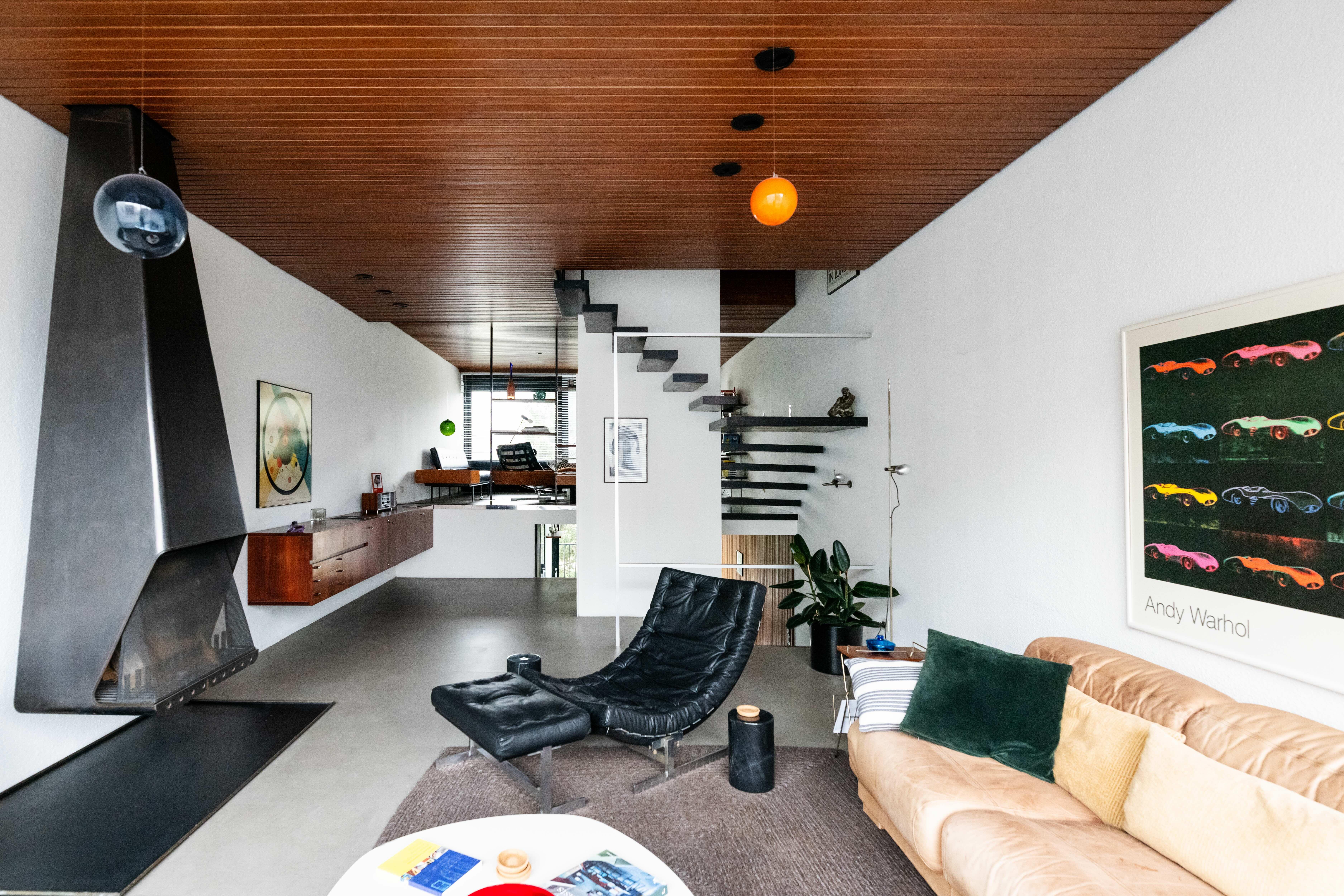 De ligzetel van Roger De Winter in zijn oorspronkelijke woning.