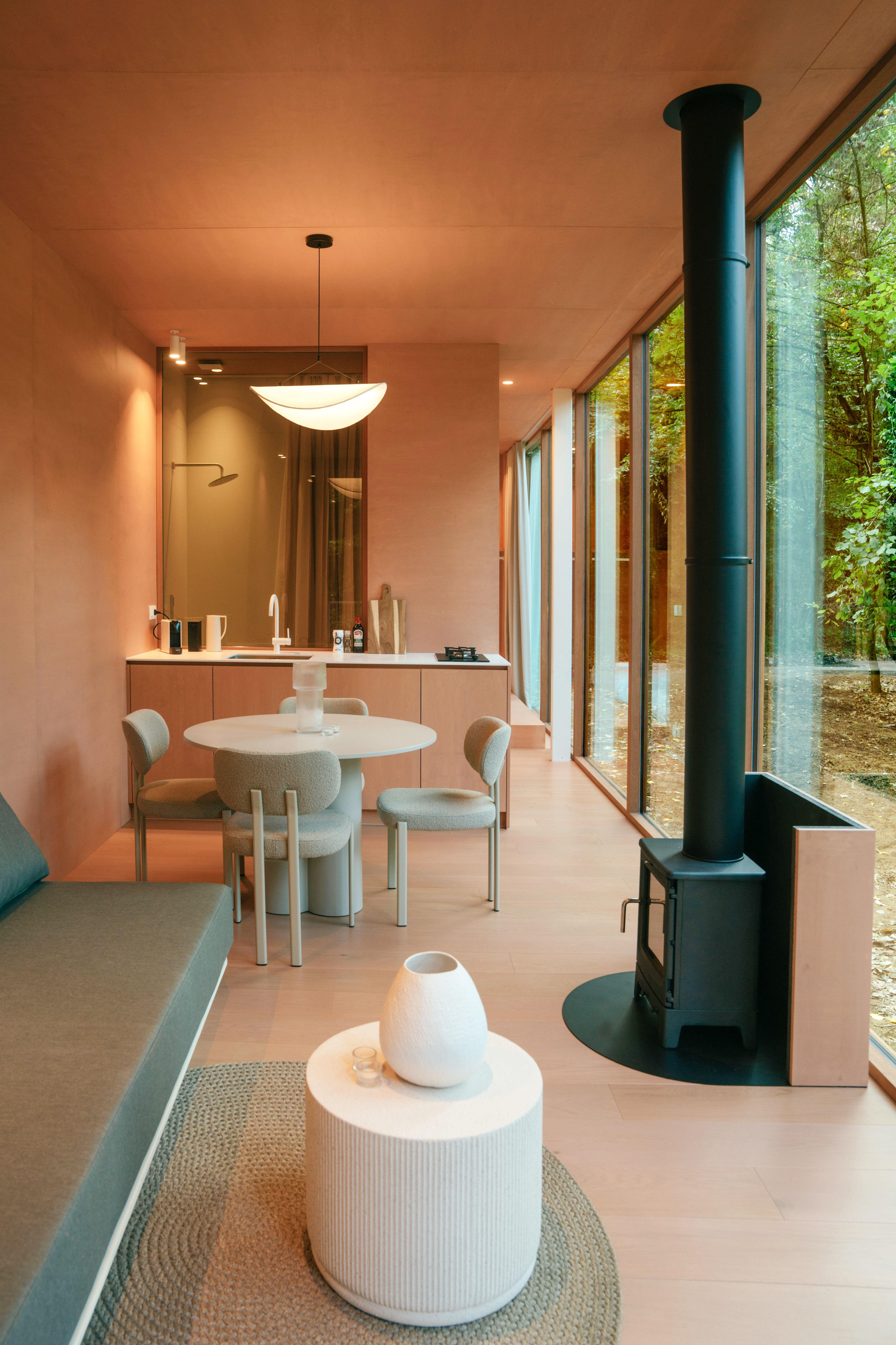 Cabine van Ici On the Water in Henegouwen