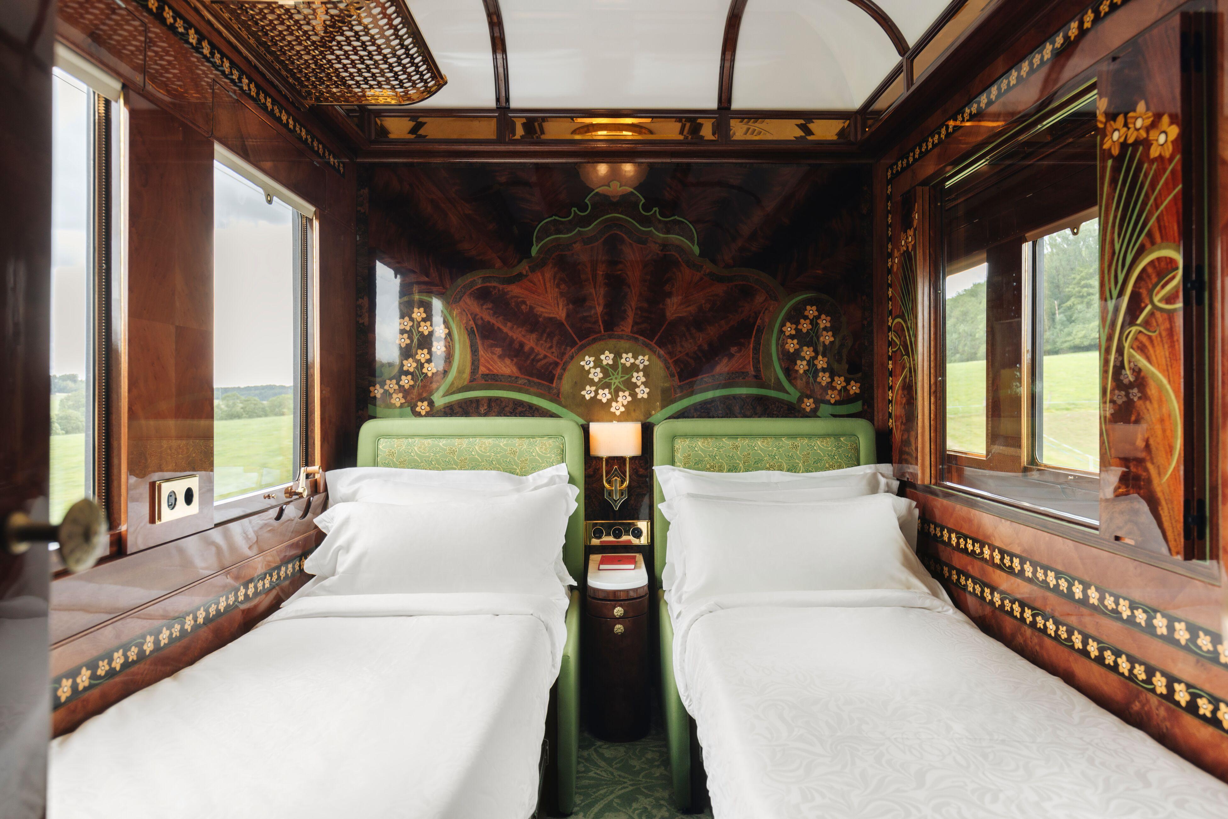 Slaapkamer op de Orient-Express