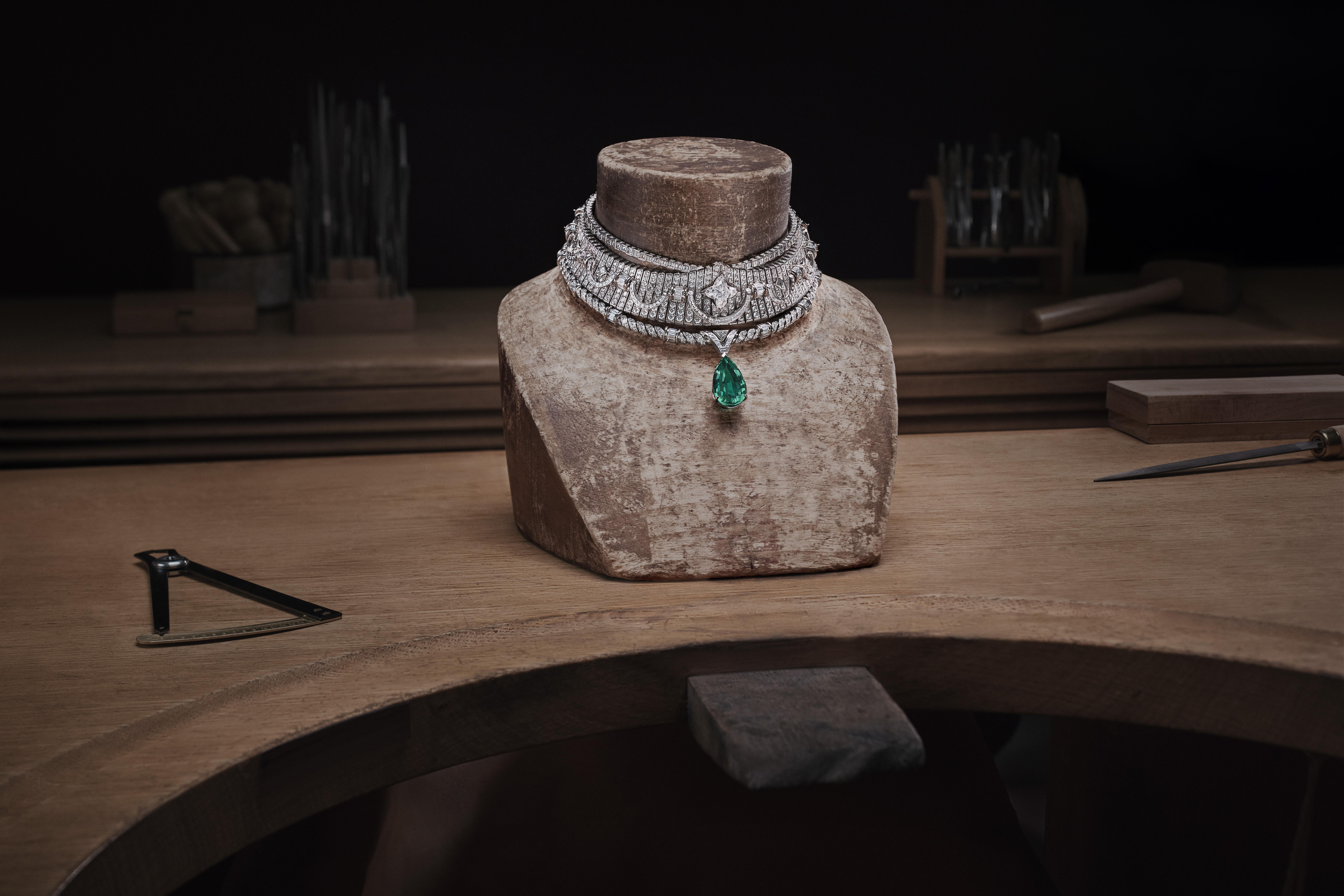 De halsketting Apogée van Louis Vuitton die in de prijzen viel op de Grand Prix de la Haute Joaillerie