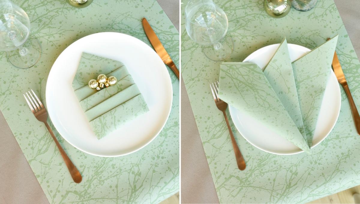 servetten vouwen Winterfair