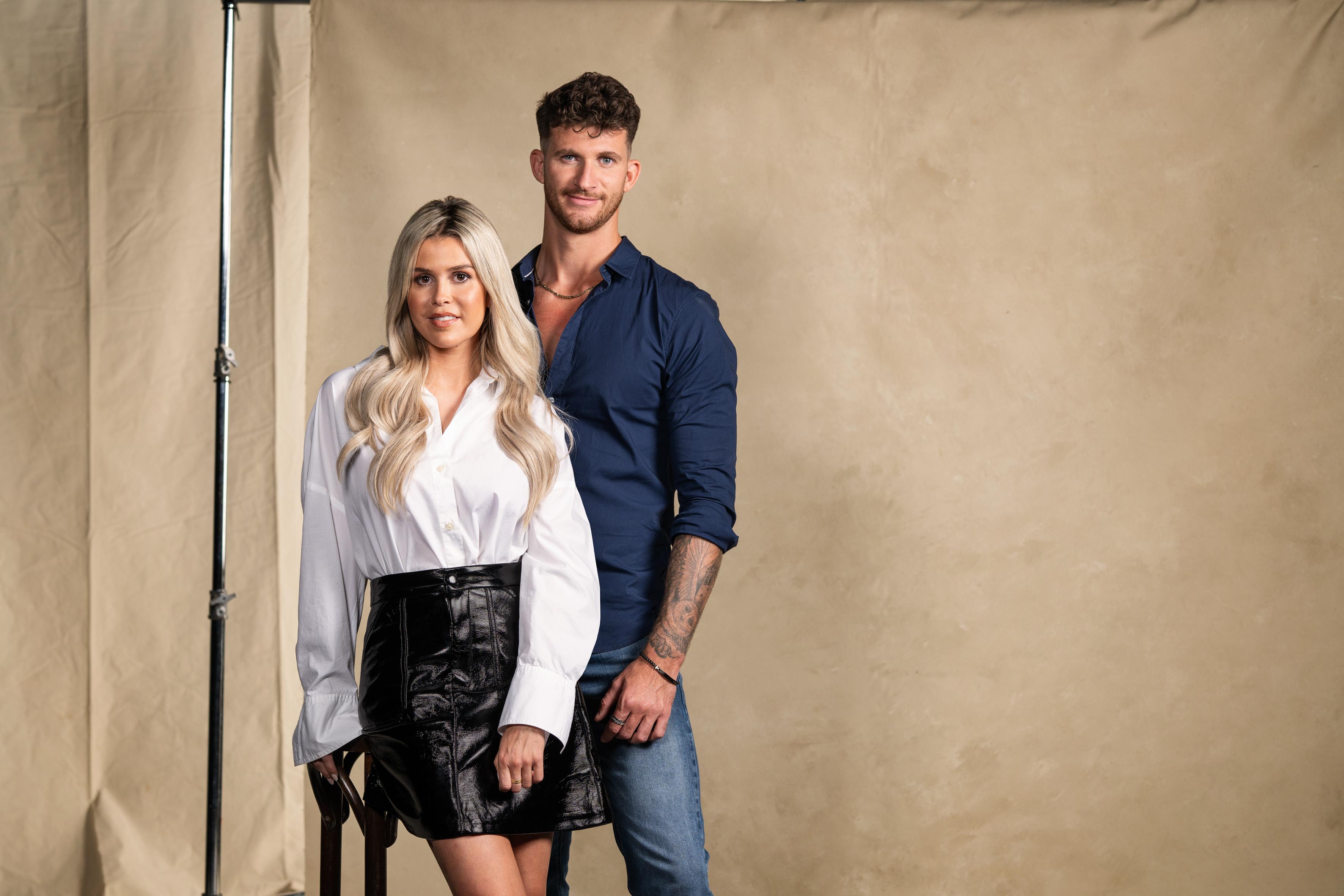 Blind Getrouwd; seizoen 10 vanaf maandag 10 november 2025 bij VTM. Op de foto: Sien en Ziggy