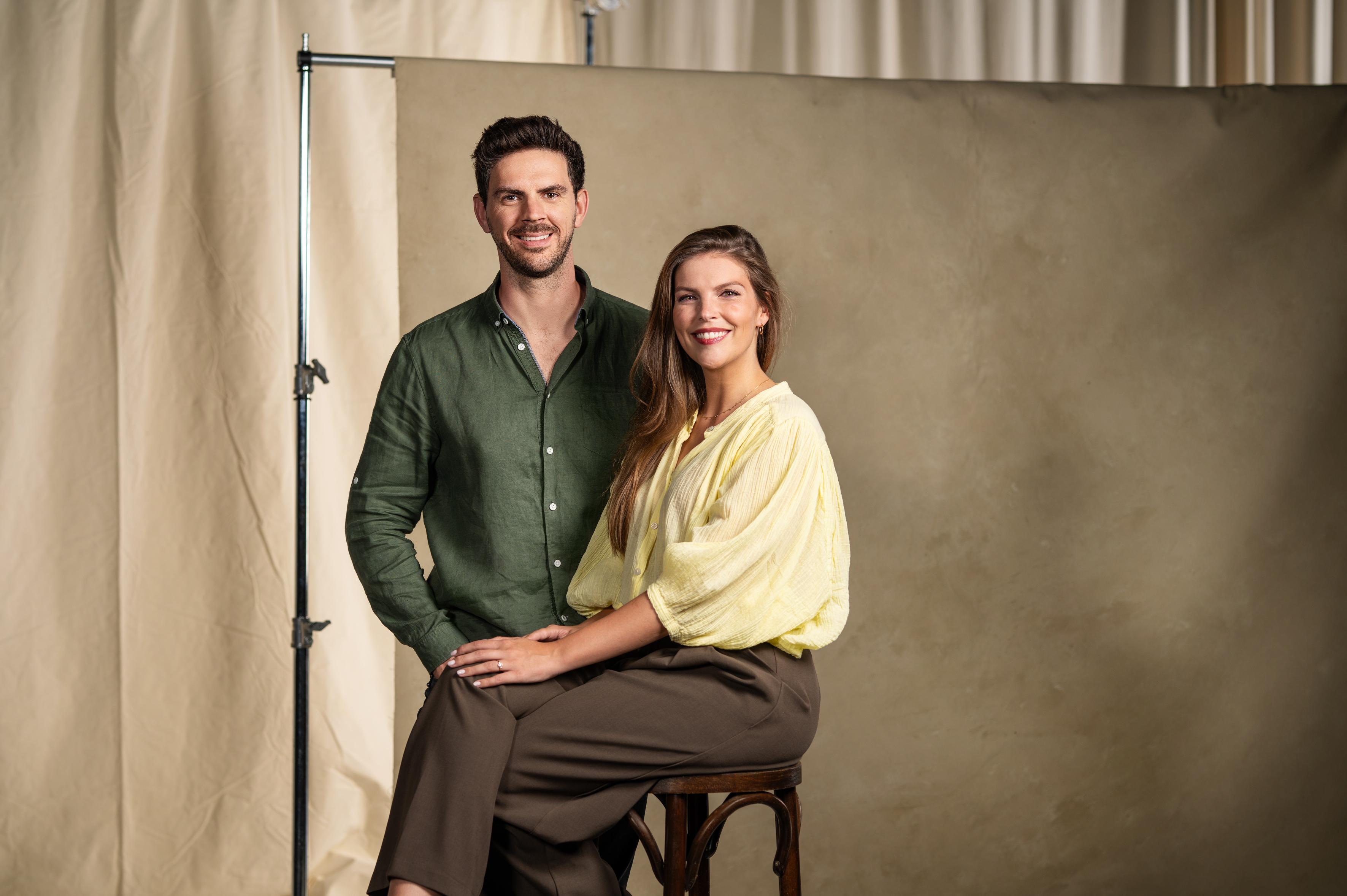 Blind Getrouwd; seizoen 10 vanaf maandag 10 november 2025 bij VTM. Op de foto: Leander en Ellen