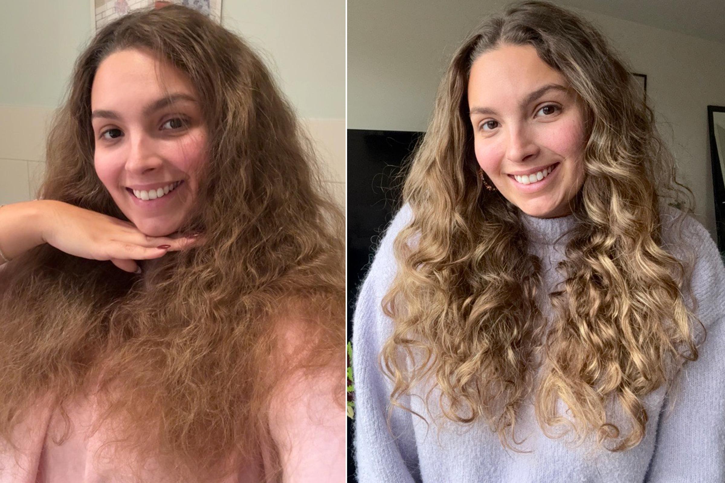 krullen dewy voor na