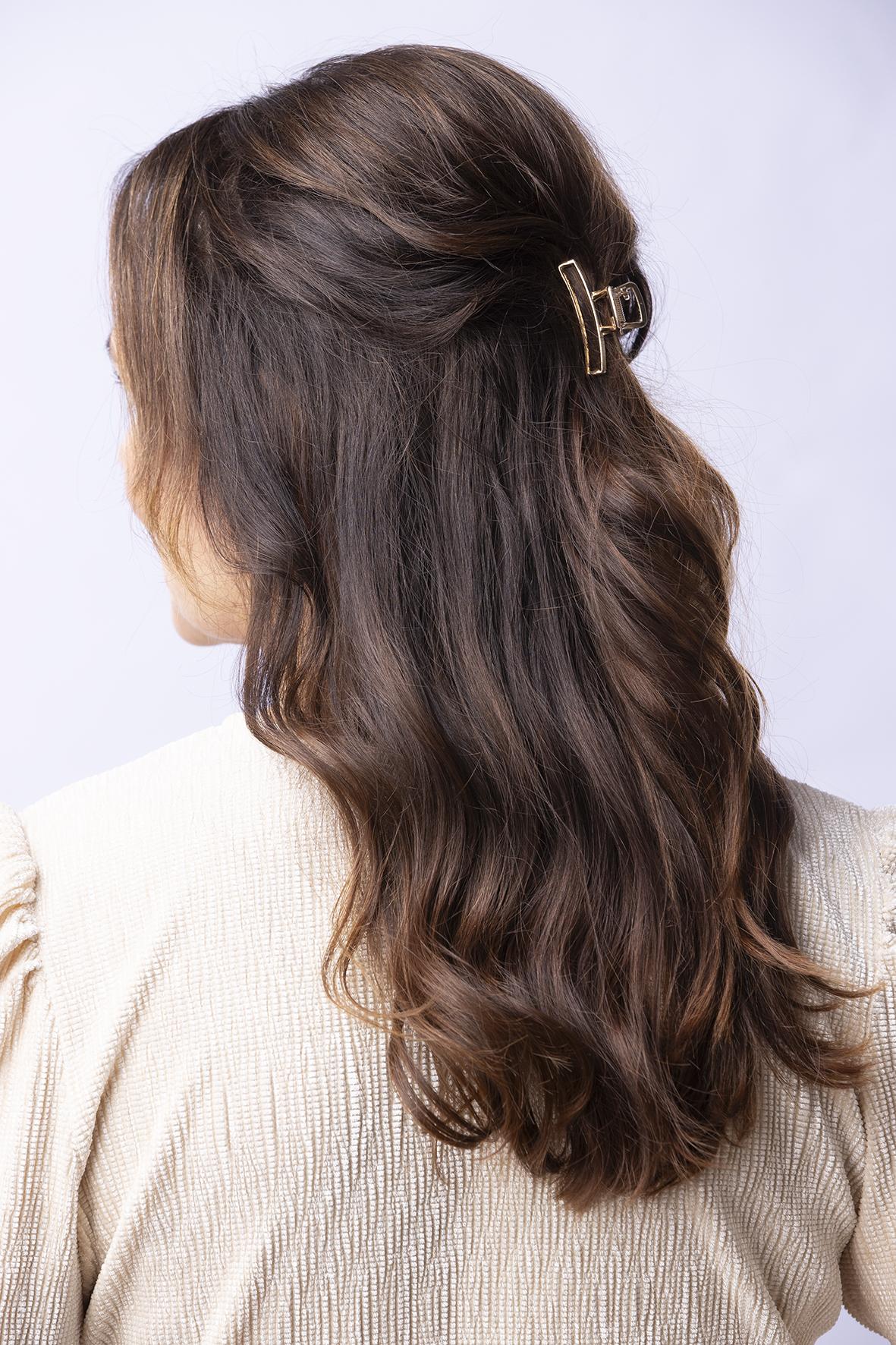 feestkapsels lang haar