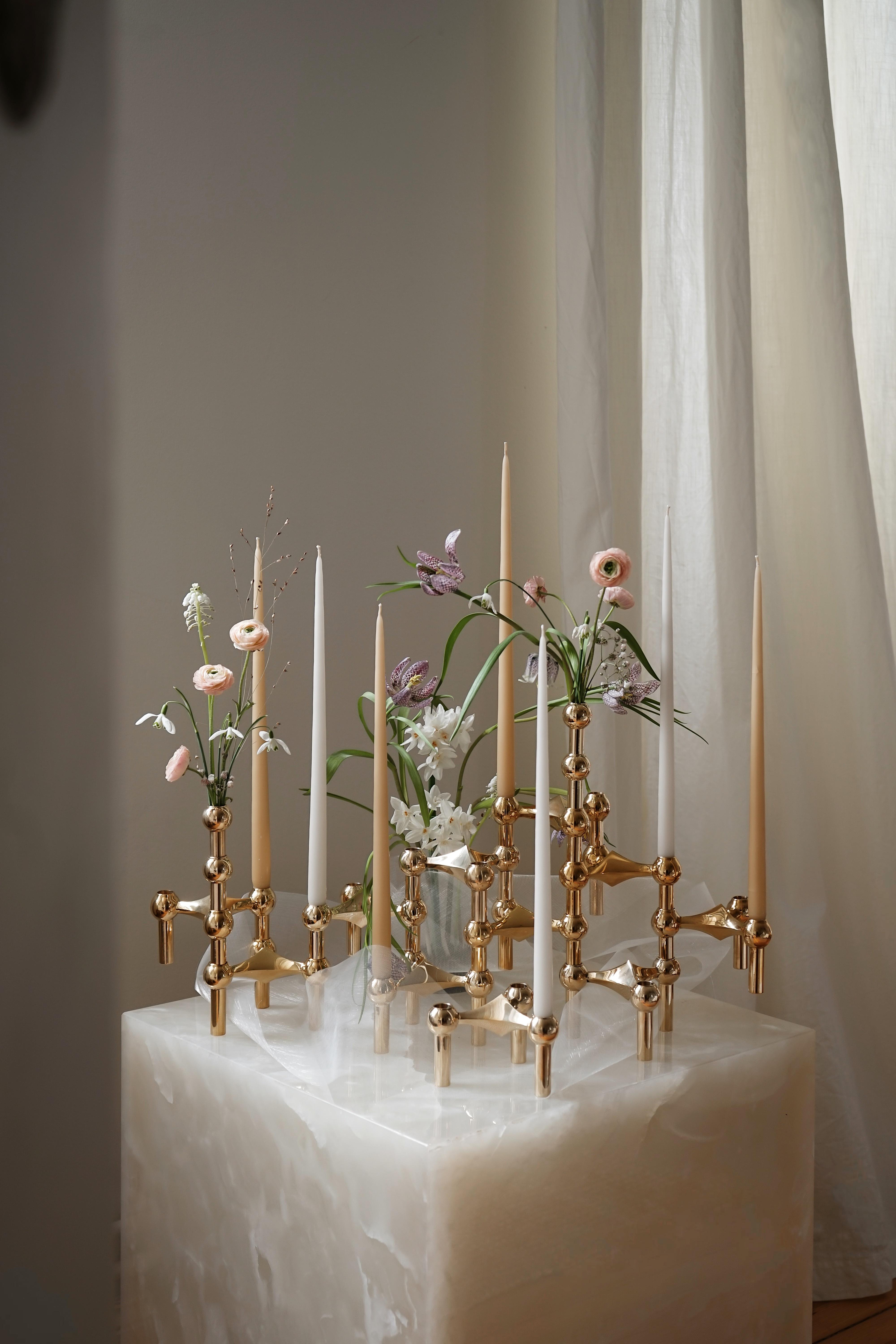 Stoff Nagel-kandelaar