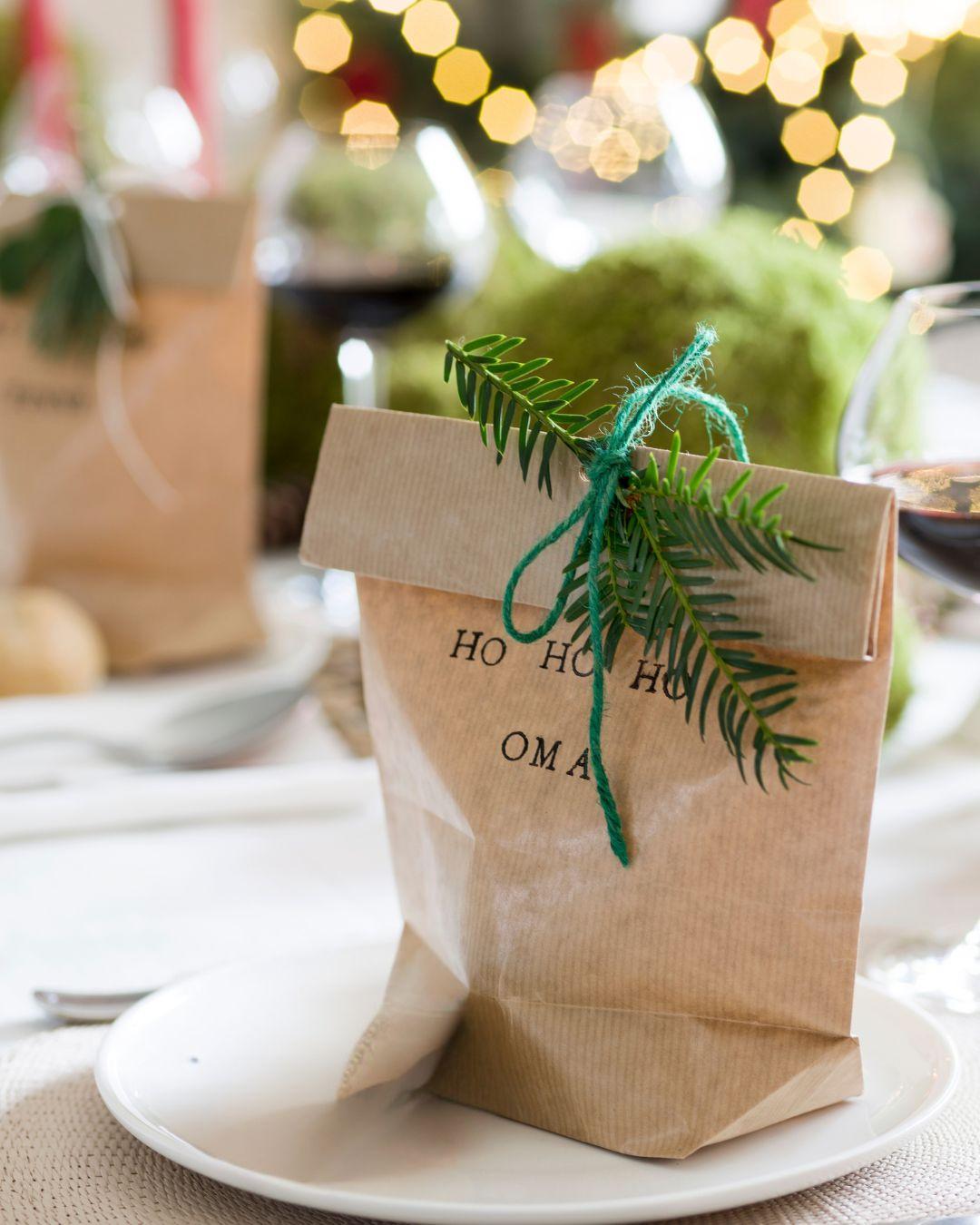 kerstkoekjes inpakken