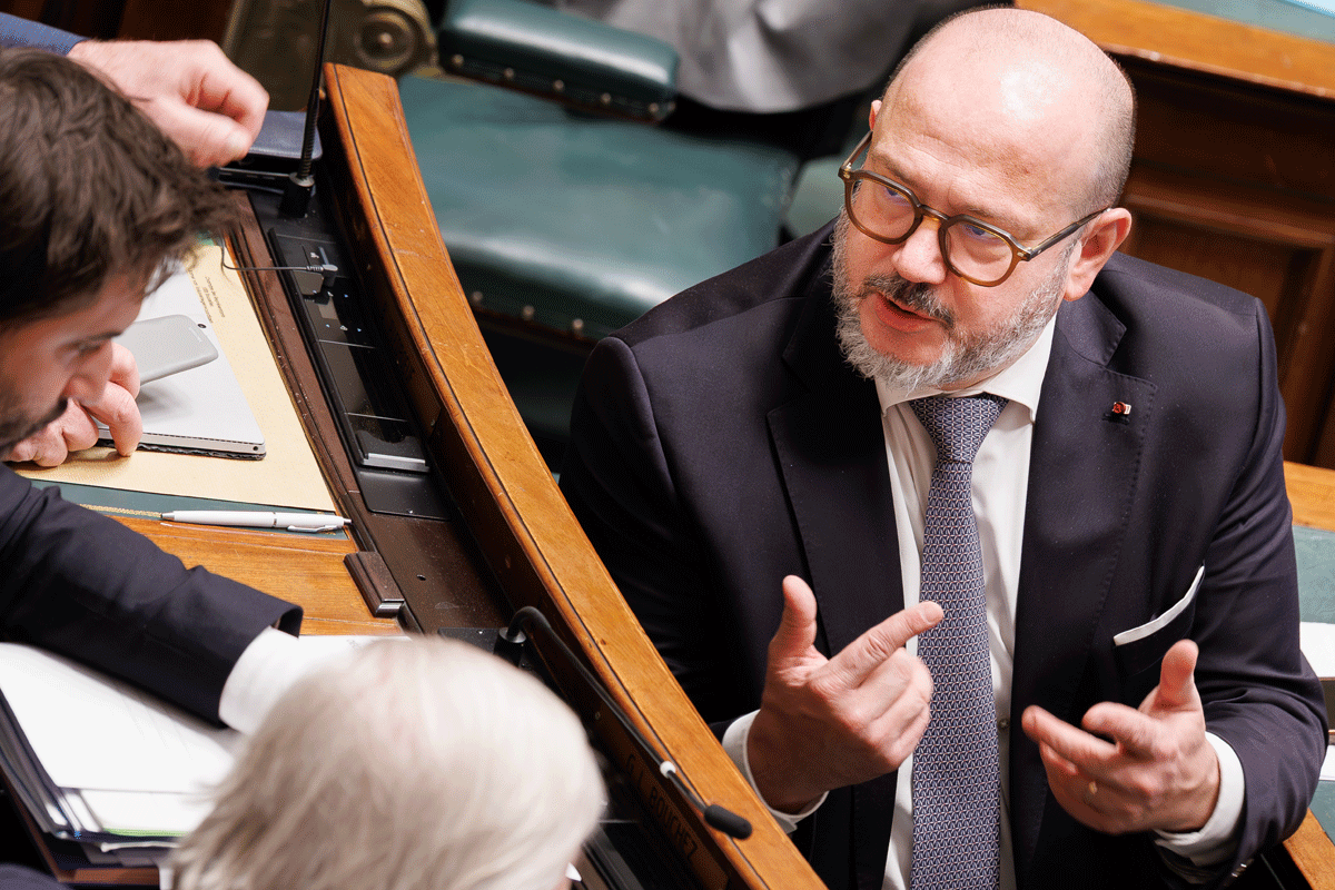 Foto van Bernard Quintin (MR), minister van Binnenlandse Zaken