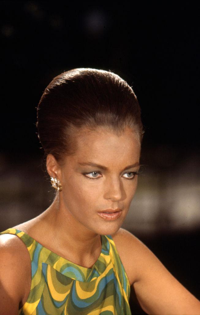 Romy Schneider op de set van "La Piscine"