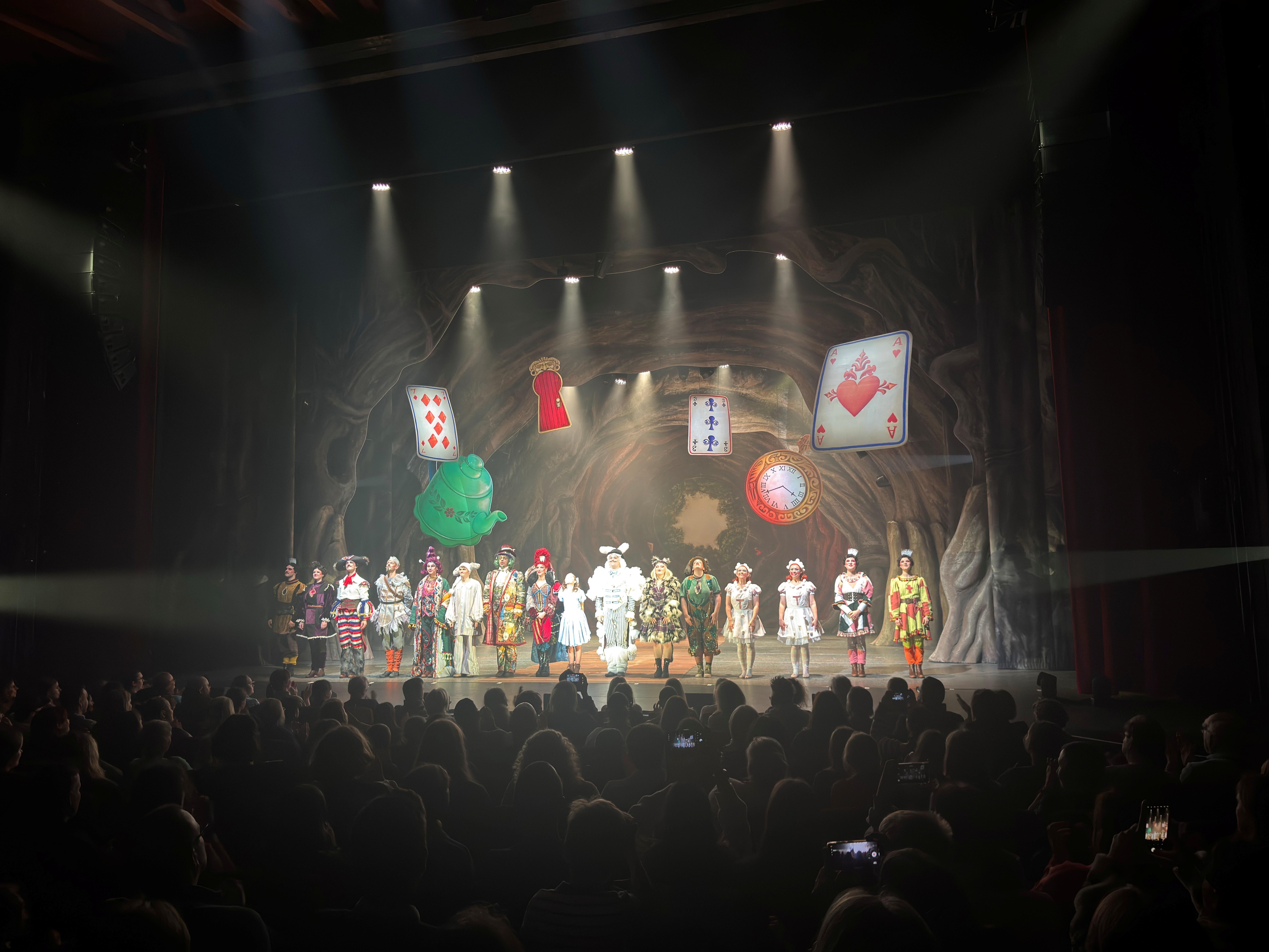 De cast van Alice in Wonderland