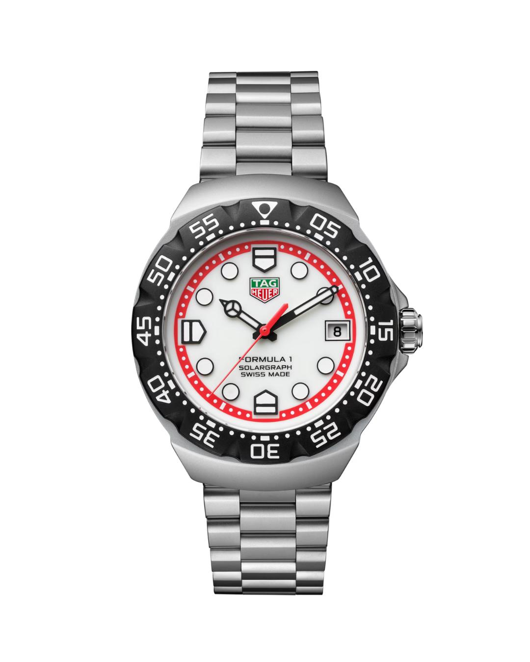 De Formula 1 Solargraph van Tag Heuer