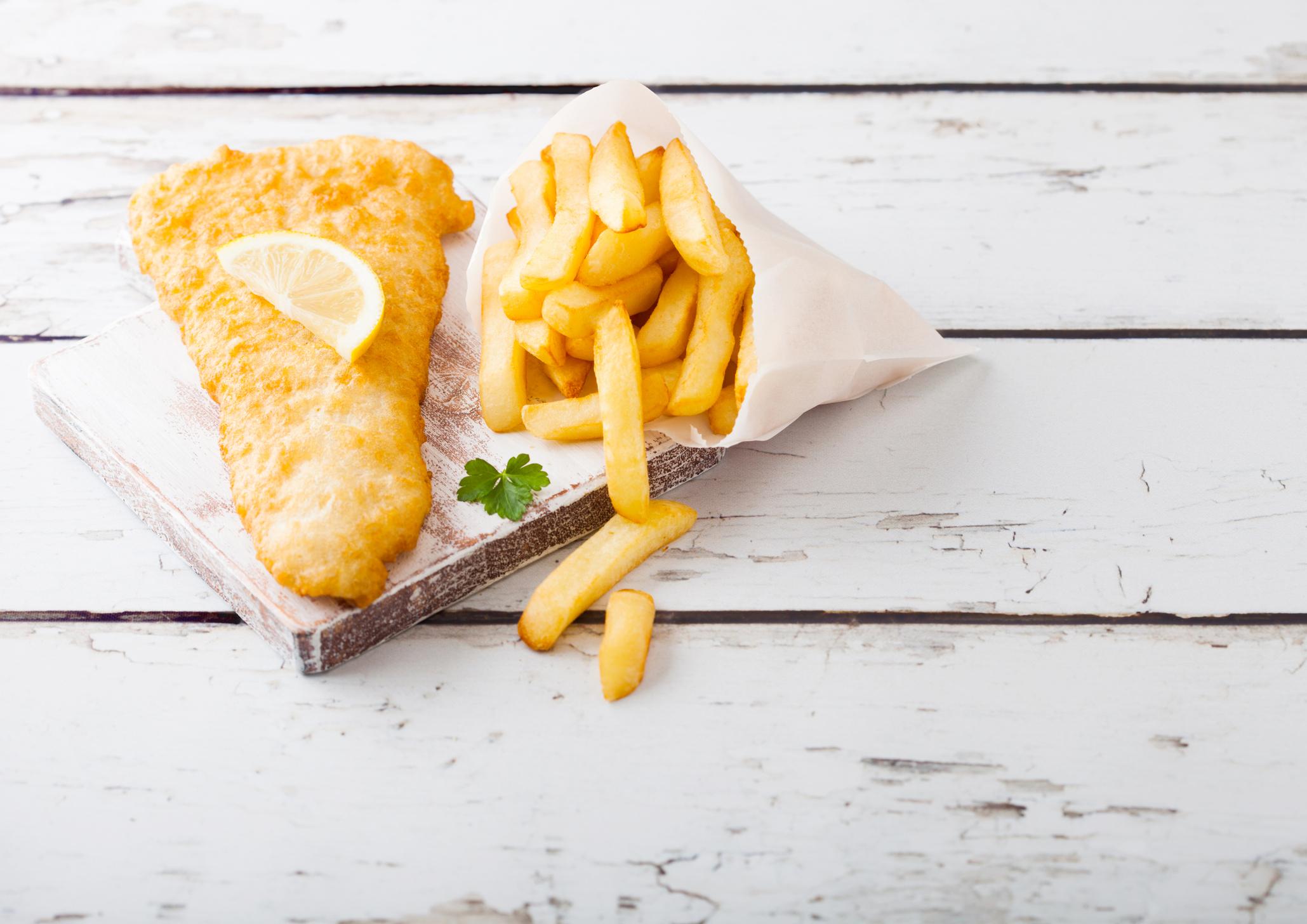 Frietjes: fish & chips