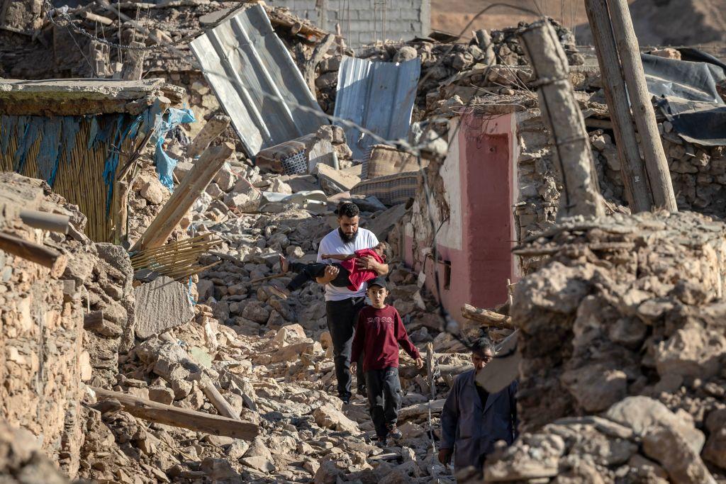 Le Tafeghaghte, au sud ouest de marrakech, pulvérisée par le séisme