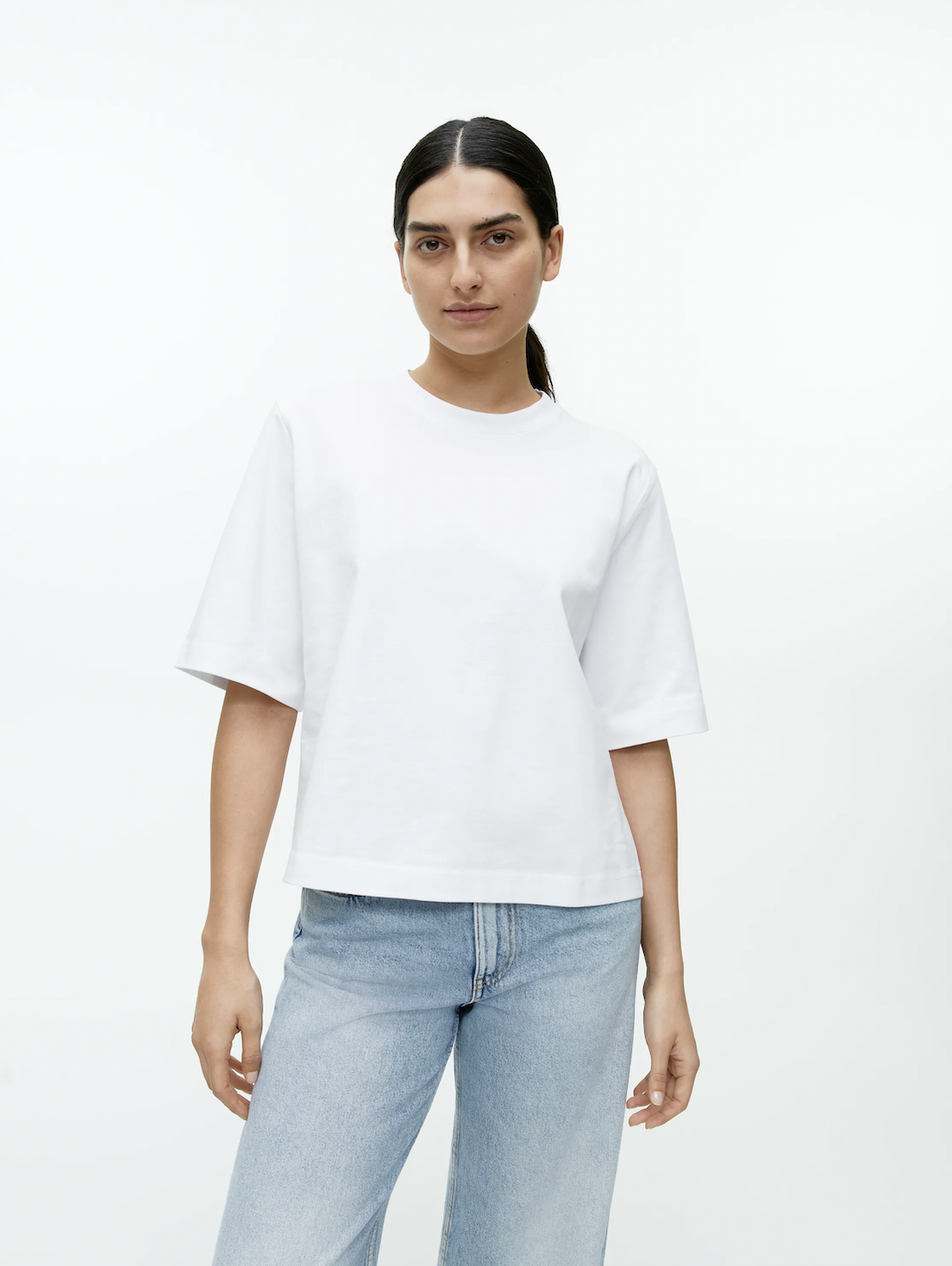 Het perfecte witte T-shirt van Arket