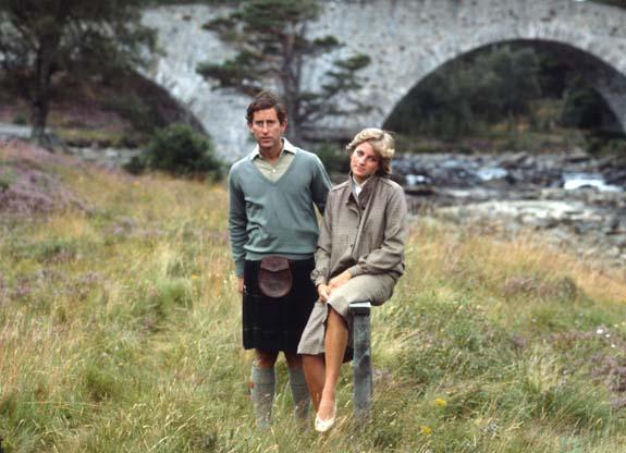 Première photo du couple Charles et Diana, à Balmoral