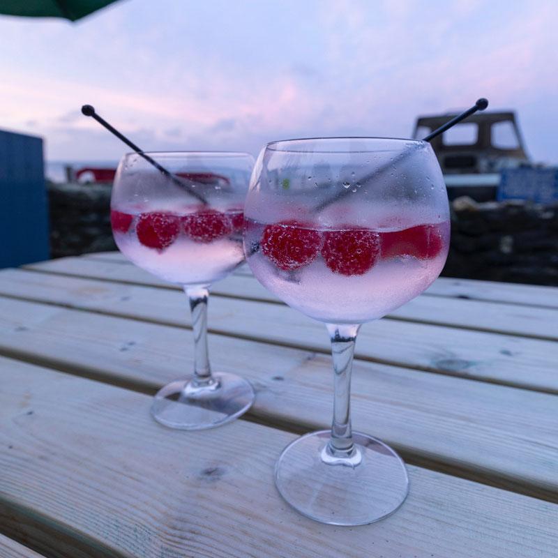 Pink gin valentijn cocktail