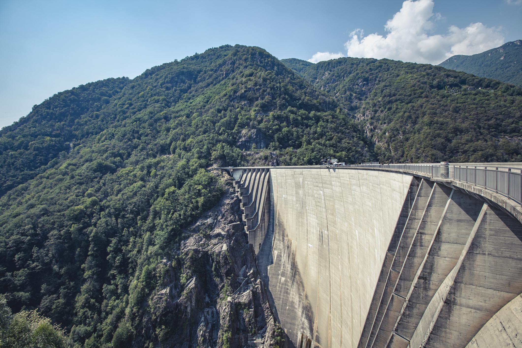 Verzasca-dam in Ticino