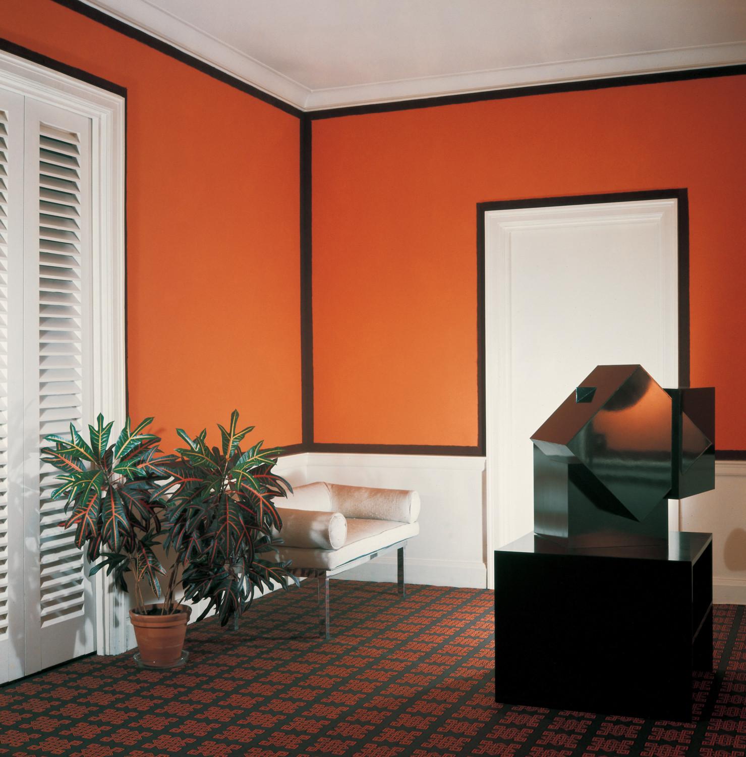 Het  interieur van de aristocratische familie Cholmondeley. Londen, 1967, door DAVID HICKS.