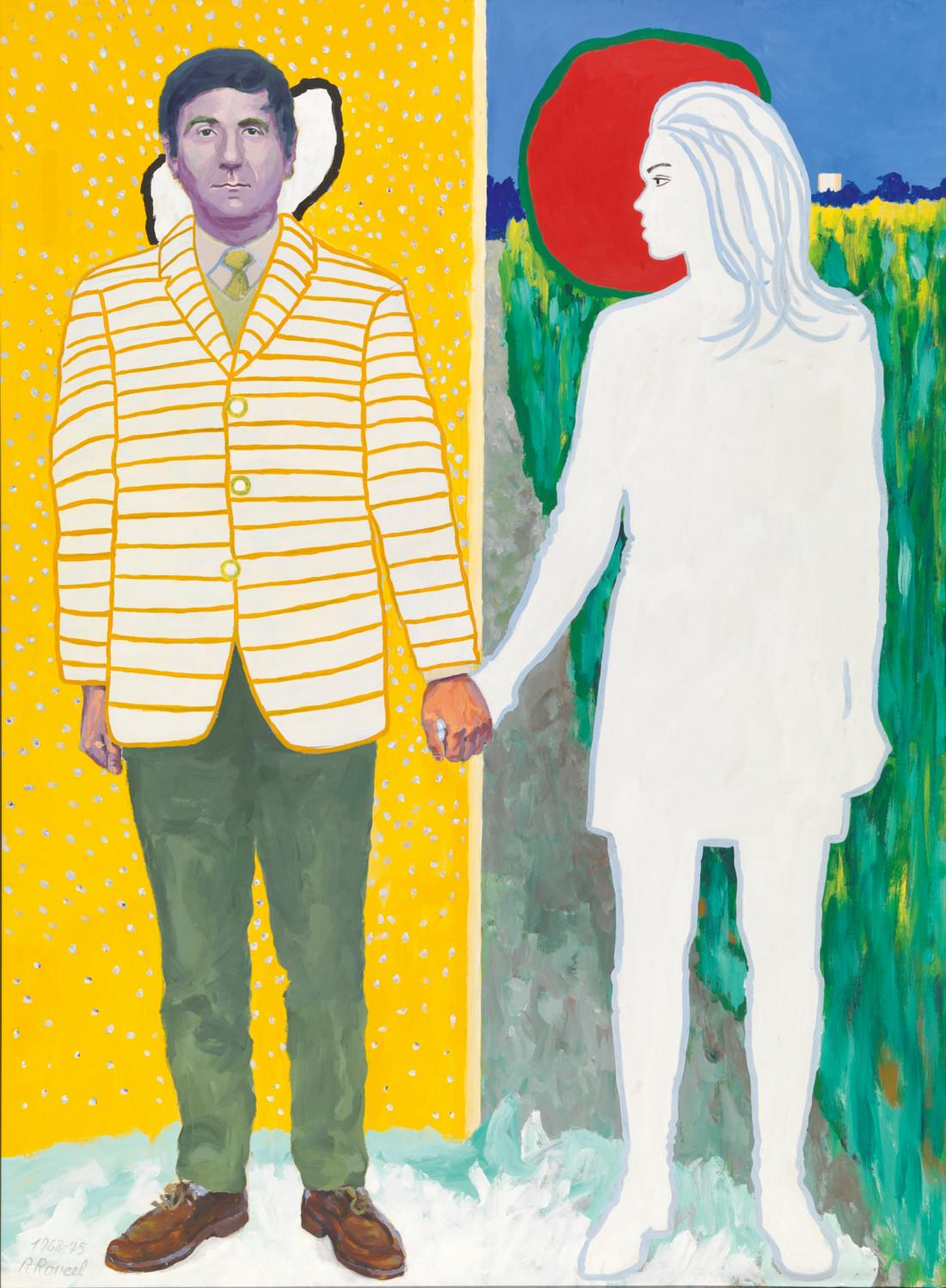 mensenpaar van Roger Raveel