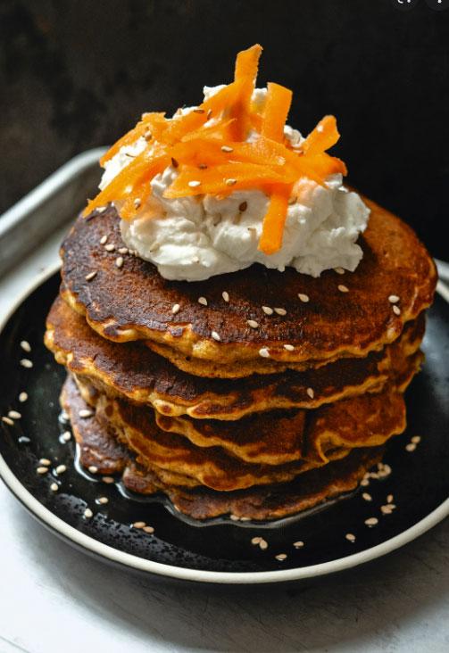 les pancakes façon Carrot Cake de Carrie Salomon