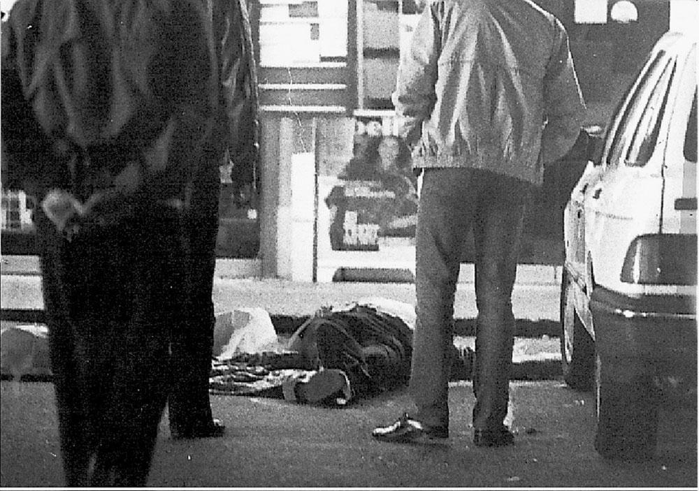 Archiefbeeld (27/9/85) supermarkt 'Delhaize' supermarket in Overijse na overval door de Bende van Nijvel