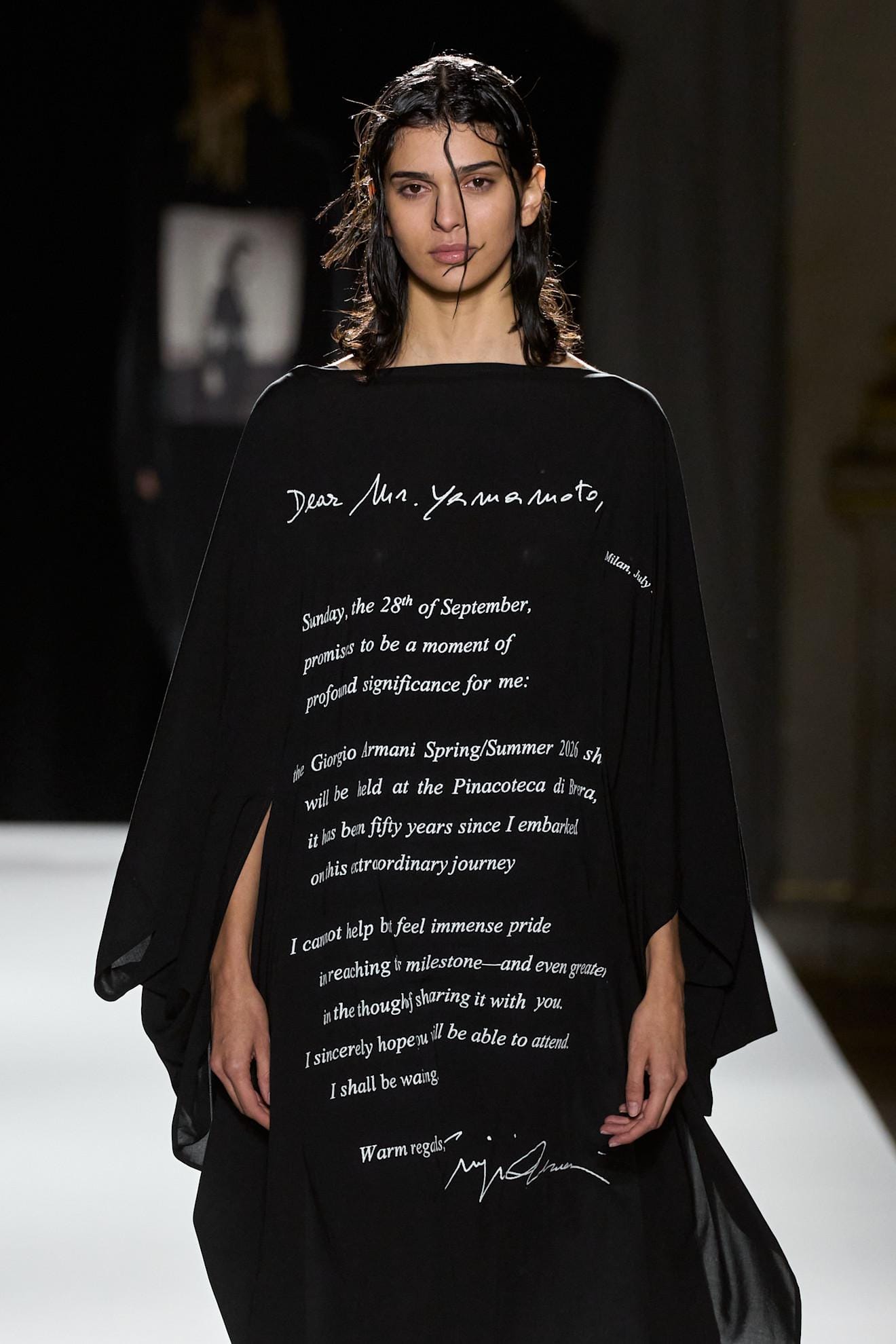 Yamamoto op Paris Fashion Week