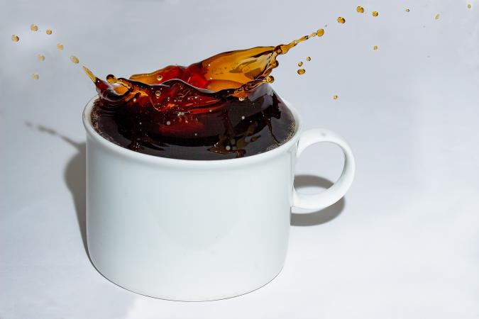 Shakerato = 1 shot espresso, geshaket met ijsblokjes en suiker