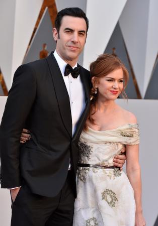 Sacha Baron Cohen (46) en Isla Fischer (42)