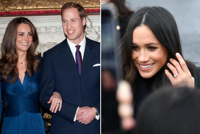 Haar verlovingsring is half zo zwaar als die van Kate Middleton
