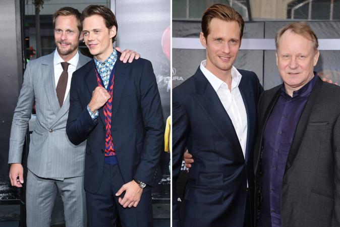 Alexander en Bill Skarsgård zijn de zonen van Stellan Skarsgård