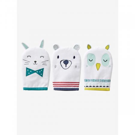 Des gants de toilette