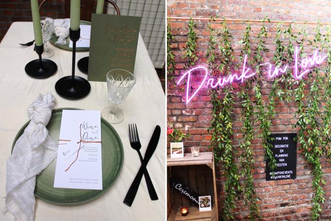 De decoratie: groen minimalisme