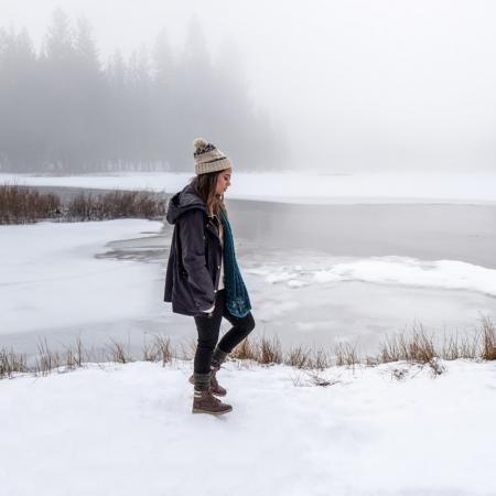 Maak een winterwandeling