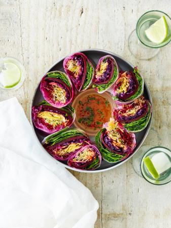 Winter rolls (4 pers. – 30 min.)