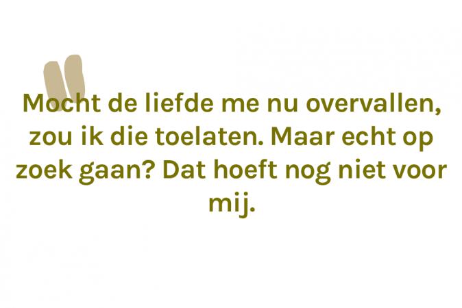 Cleo bleef op haar 31ste 1,5 jaar single na een relatie van 6 jaar