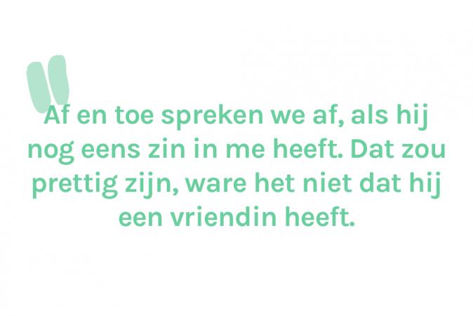 Cynthia (24) twijfelt nog steeds of de breuk de juiste beslissing was