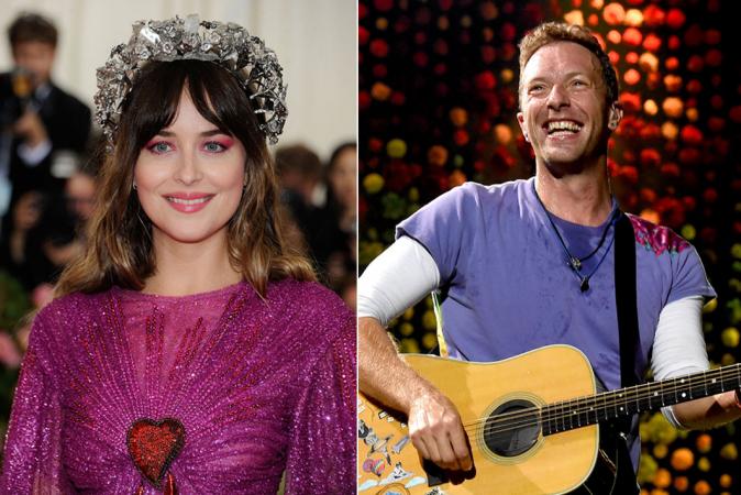 Dakota Johnson (29) & Chris Martin (42)