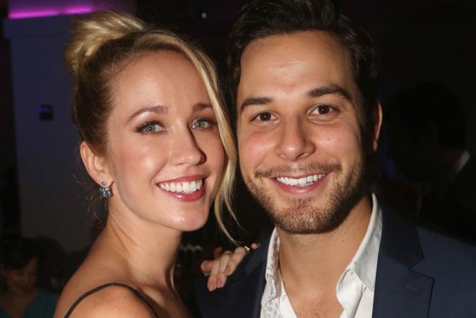 Anna Camp (36) & Skylar Astin (31)