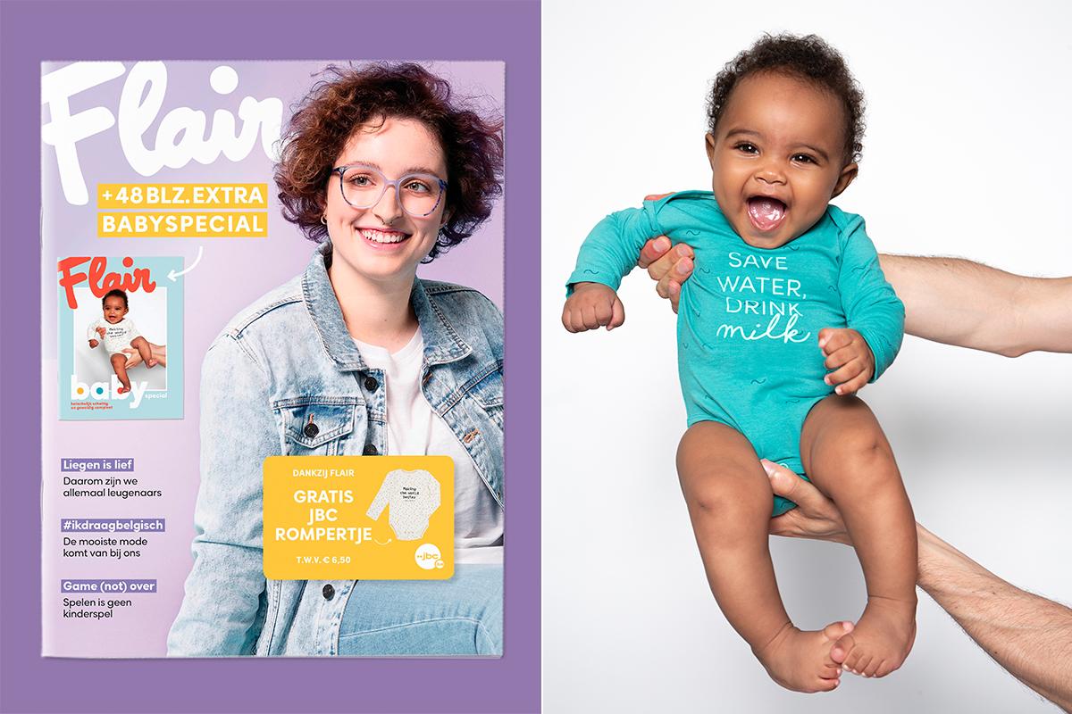 beha Van mode Deze week bij Flair: onze babyspecial mét gratis (!) rompertje van JBC