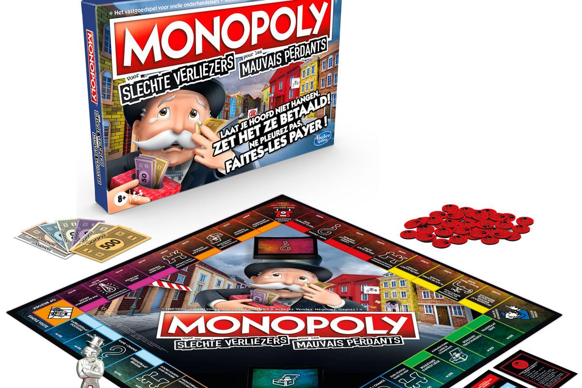 Monopoly Slechte Verliezers: een nieuwe versie van het bordspel