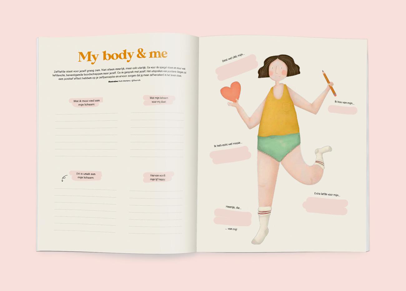 Sneak peek self-love journal