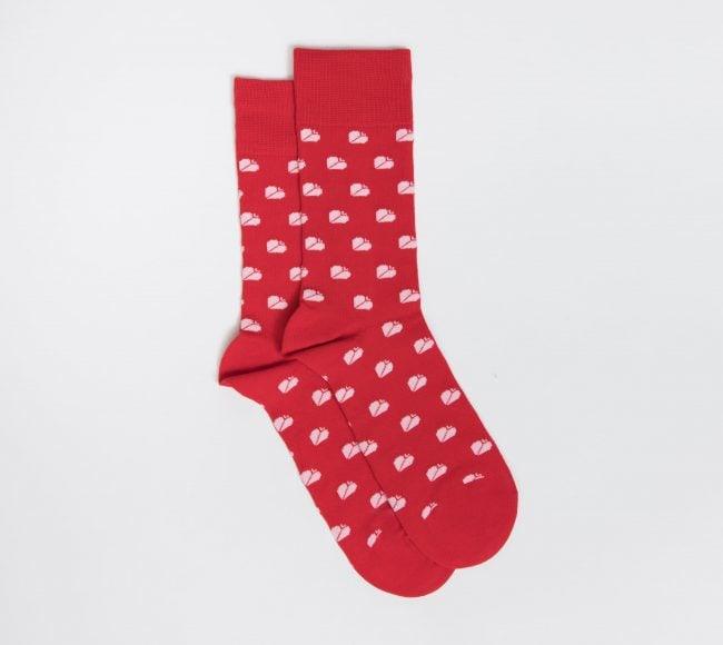 Chaussettes rouges
