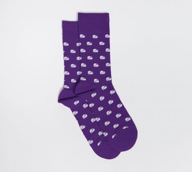 Chaussettes mauves