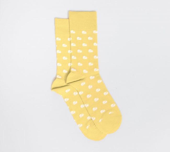 Chaussettes jaunes