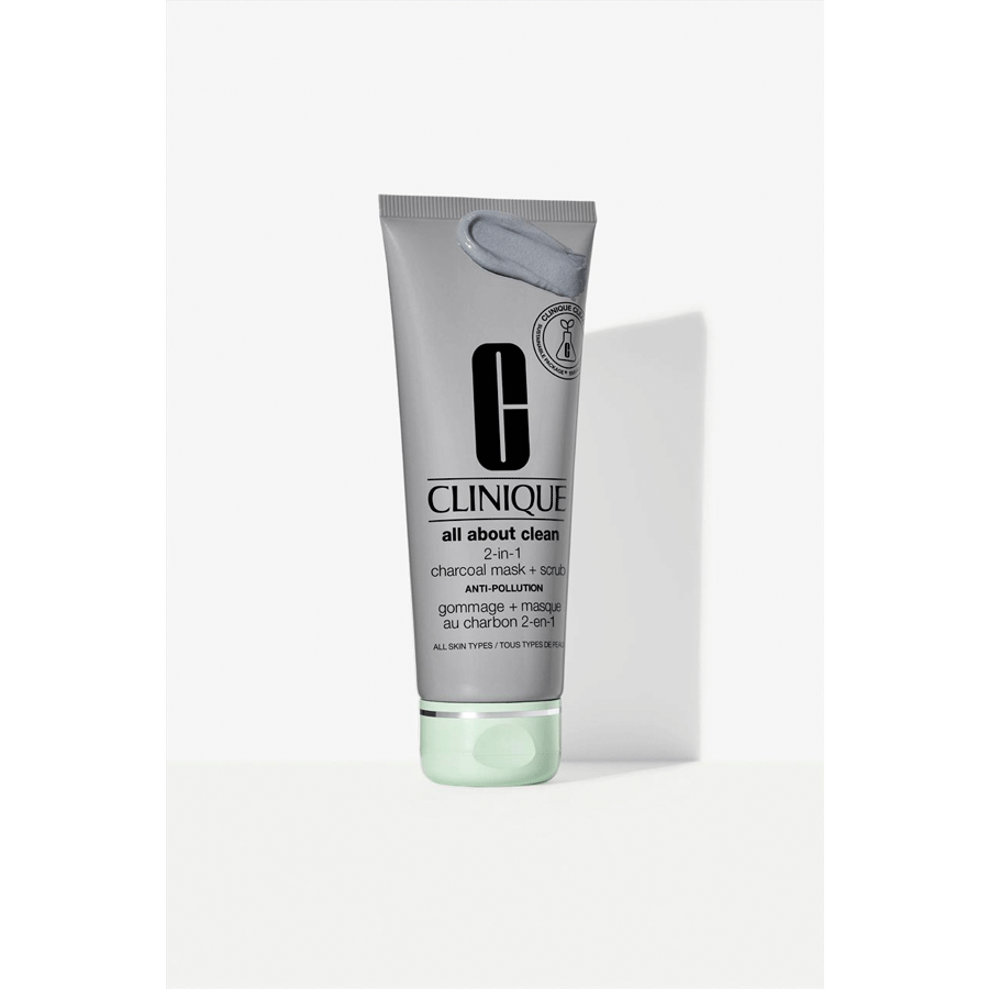 All About Clean Anti-pollution gommage + masque au charbon 2-en-1