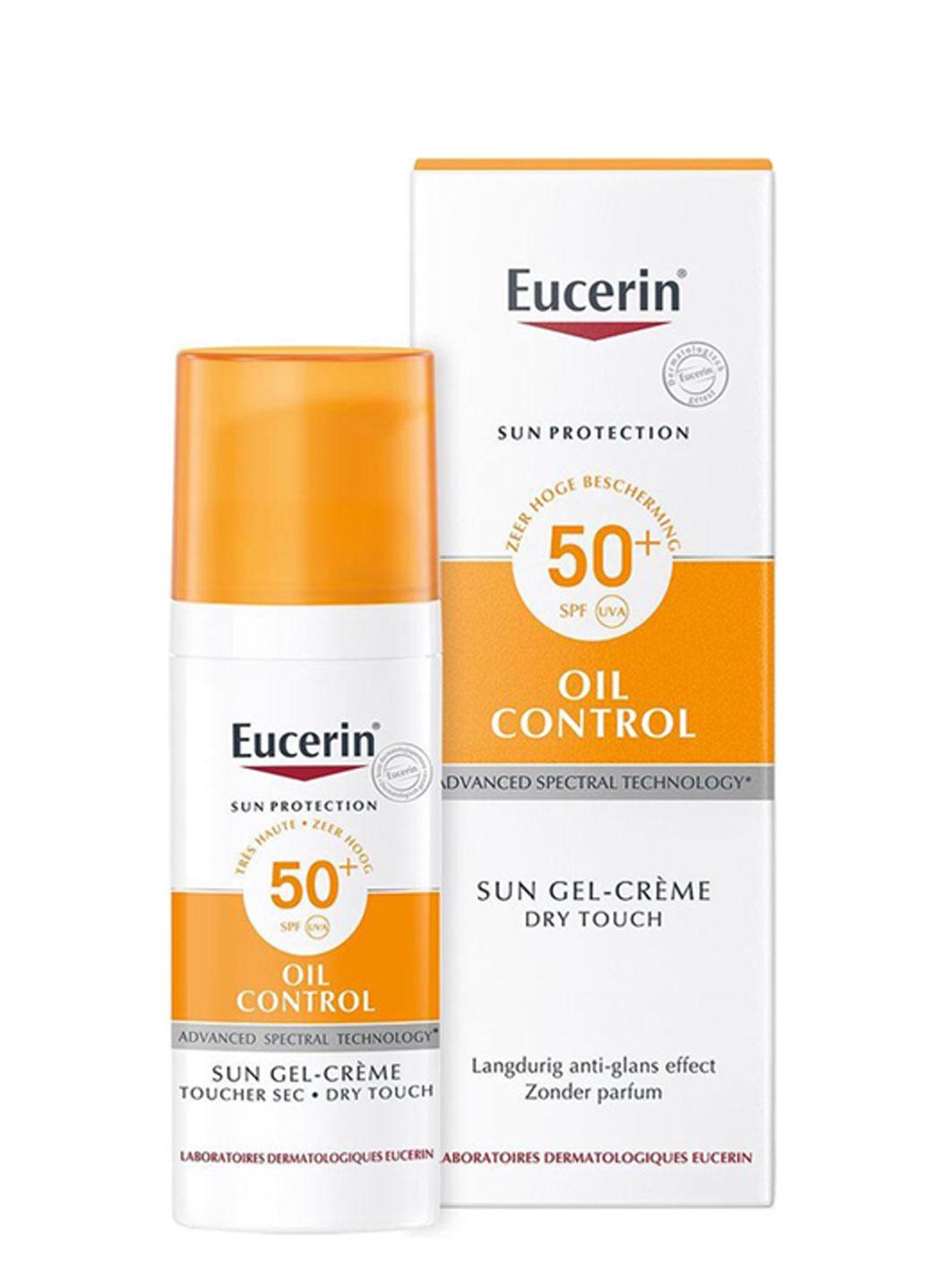 Voor de vette- of acnegevoelige huid: Gel-Creme Oil Control Dry Touch SPF 50+