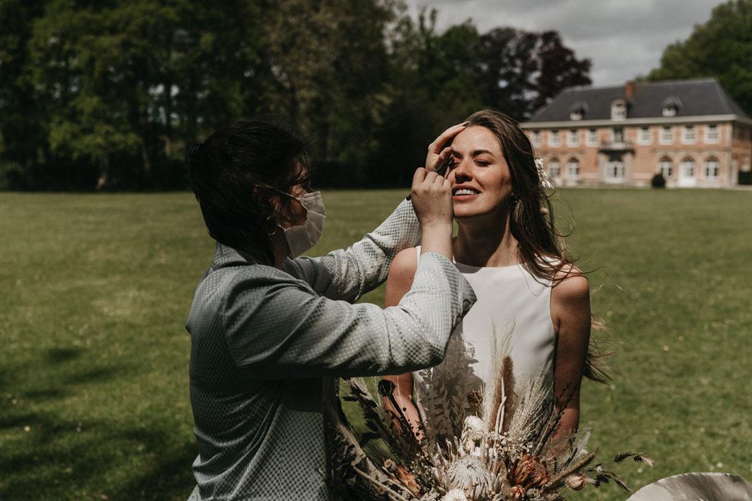 La coiffure et le make-up