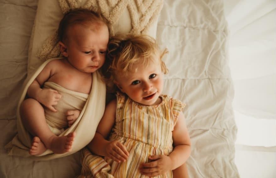 Le premier shooting photo de mes deux enfants